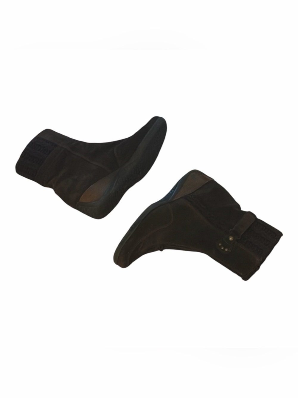 AQUATALIA Brown Suede Ankle Boots with Strap Detail!!